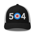 504 Area Code - Louisiana Curling Club Trucker Cap - Broomfitters