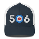 506 New Brunswick Area Code Trucker Cap - Broomfitters