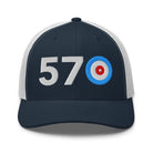 570 AREA CODE - PENNSYLVANIA TRUCKER CAP - Broomfitters