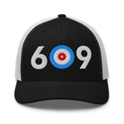609 AREA CODE - NEW JERSEY TRUCKER CAP - Broomfitters