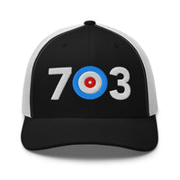 703 Area Code - Virginia Trucker Cap - Broomfitters