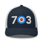 703 Area Code - Virginia Trucker Cap - Broomfitters