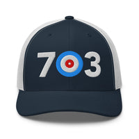 703 Area Code - Virginia Trucker Cap - Broomfitters