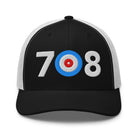 708 AREA CODE - ILLINOIS TRUCKER CAP - Broomfitters