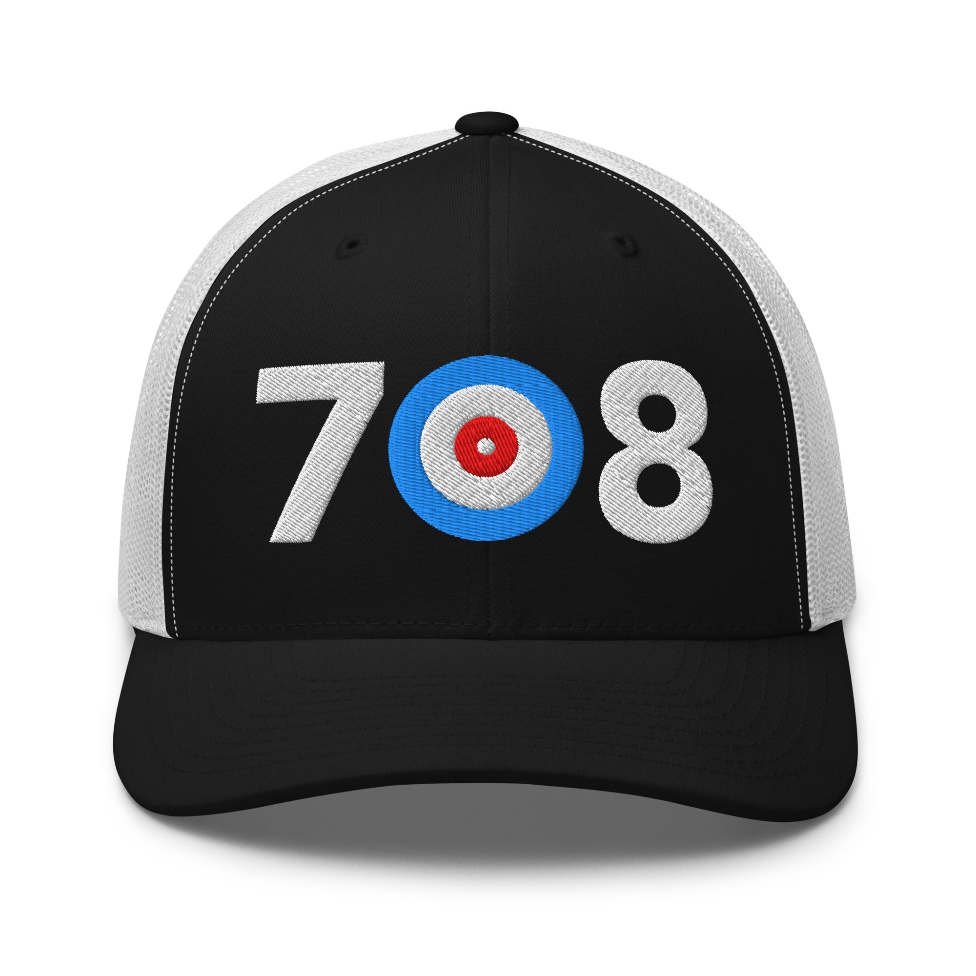 708 AREA CODE - ILLINOIS TRUCKER CAP - Broomfitters