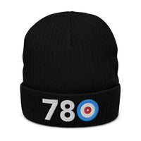 780 Edmonton Area Code Ribbed knit beanie - Broomfitters
