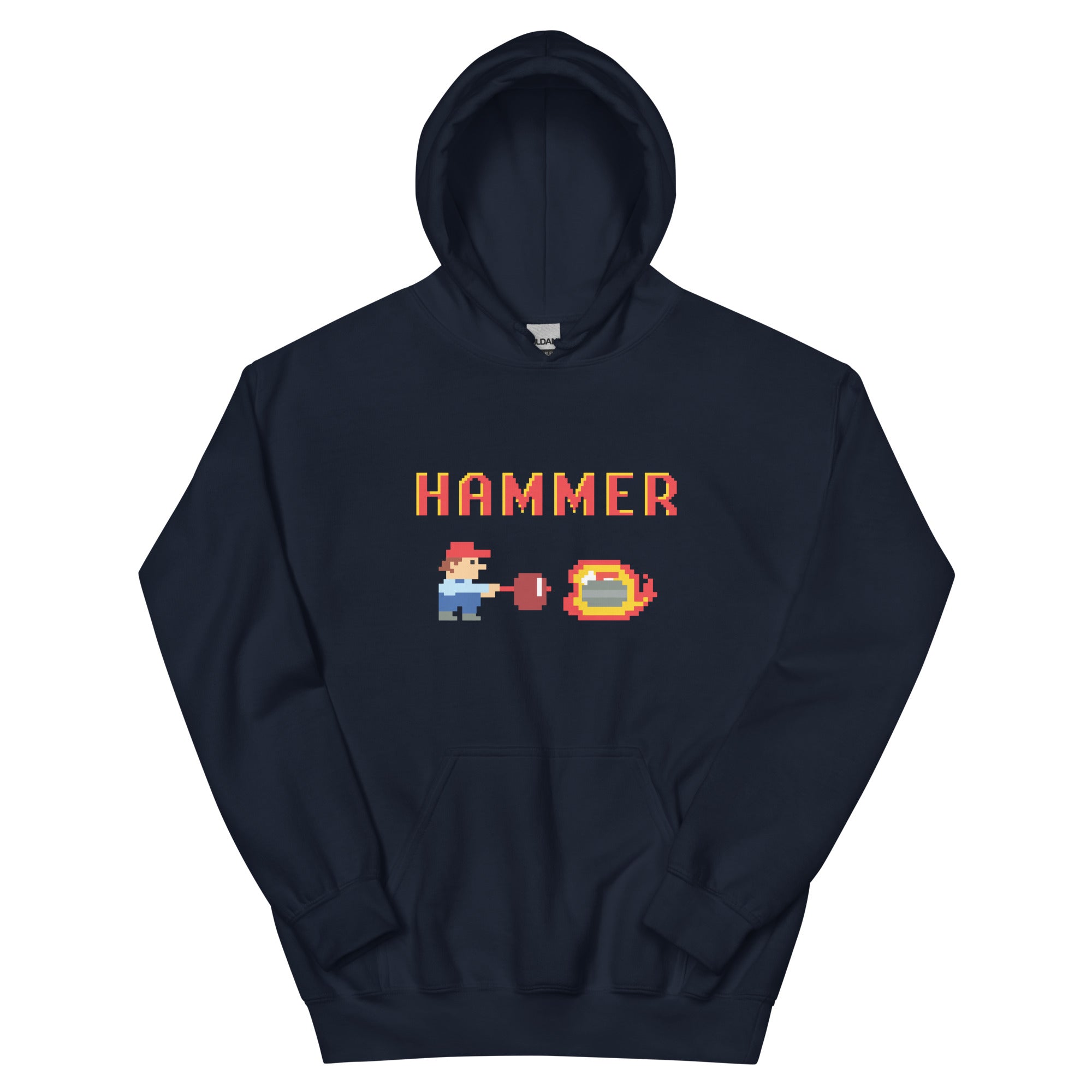 8 - Bit Hammer Curling Unisex Hoodie - Broomfitters