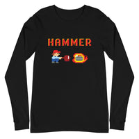 8 - Bit Hammer Curling Unisex Long Sleeve Tee - Broomfitters
