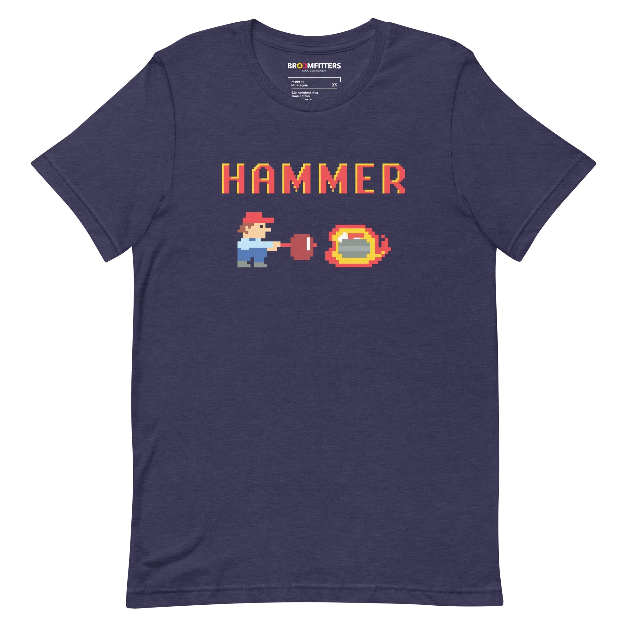 8 - Bit Hammer Curling Unisex t-shirt - Broomfitters