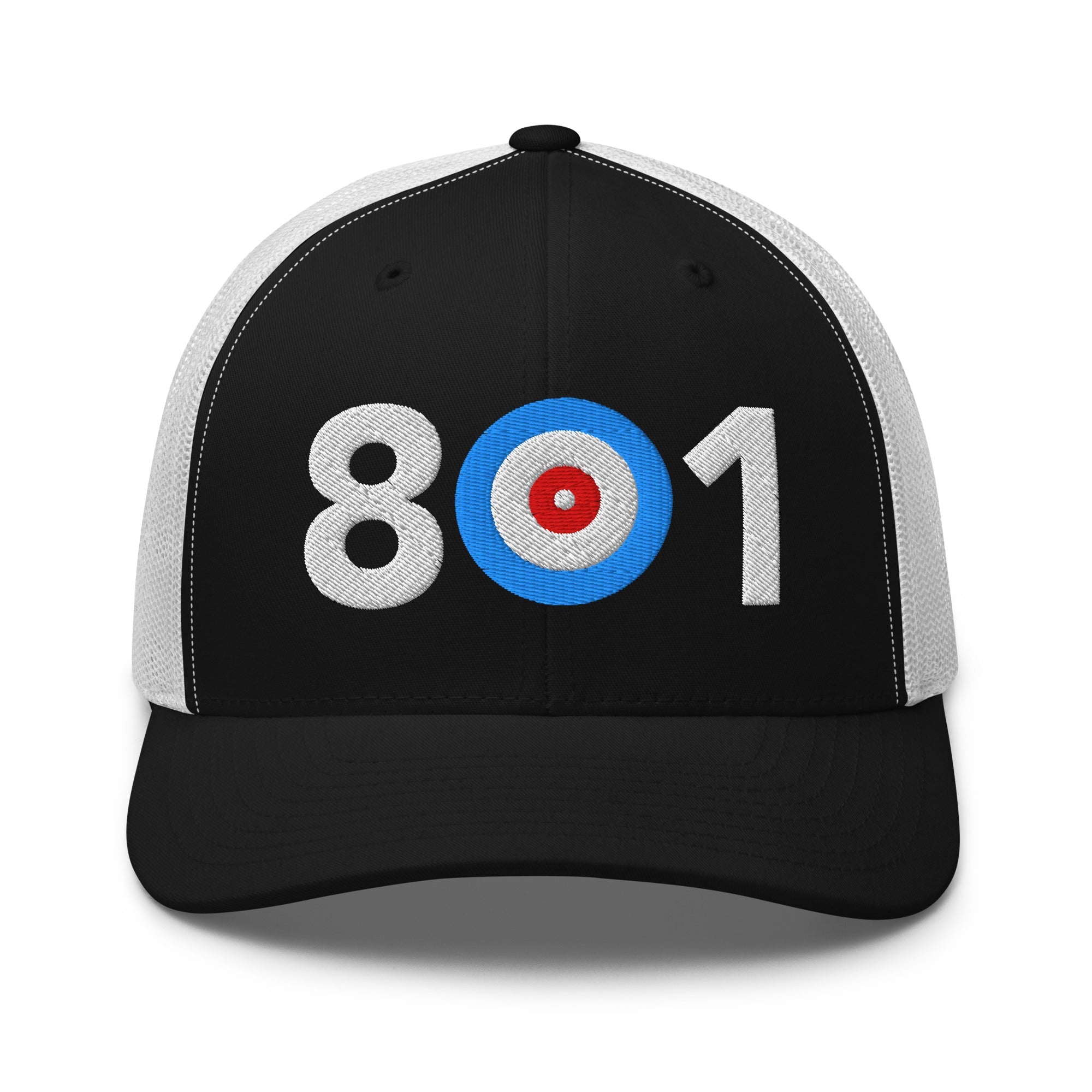 801 Area Code - Utah Trucker Cap - Broomfitters