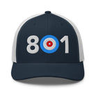 801 Area Code - Utah Trucker Cap - Broomfitters