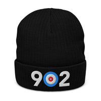 902 Area Code - Nova Scotia Ribbed knit beanie - Broomfitters
