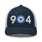 904 Area Code - Florida Trucker Cap - Broomfitters