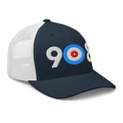 908 Area Code - New Jersey Trucker Cap - Broomfitters