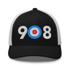 908 Area Code - New Jersey Trucker Cap - Broomfitters