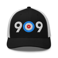 909 Area Code - California Curling Club Trucker Cap - Broomfitters
