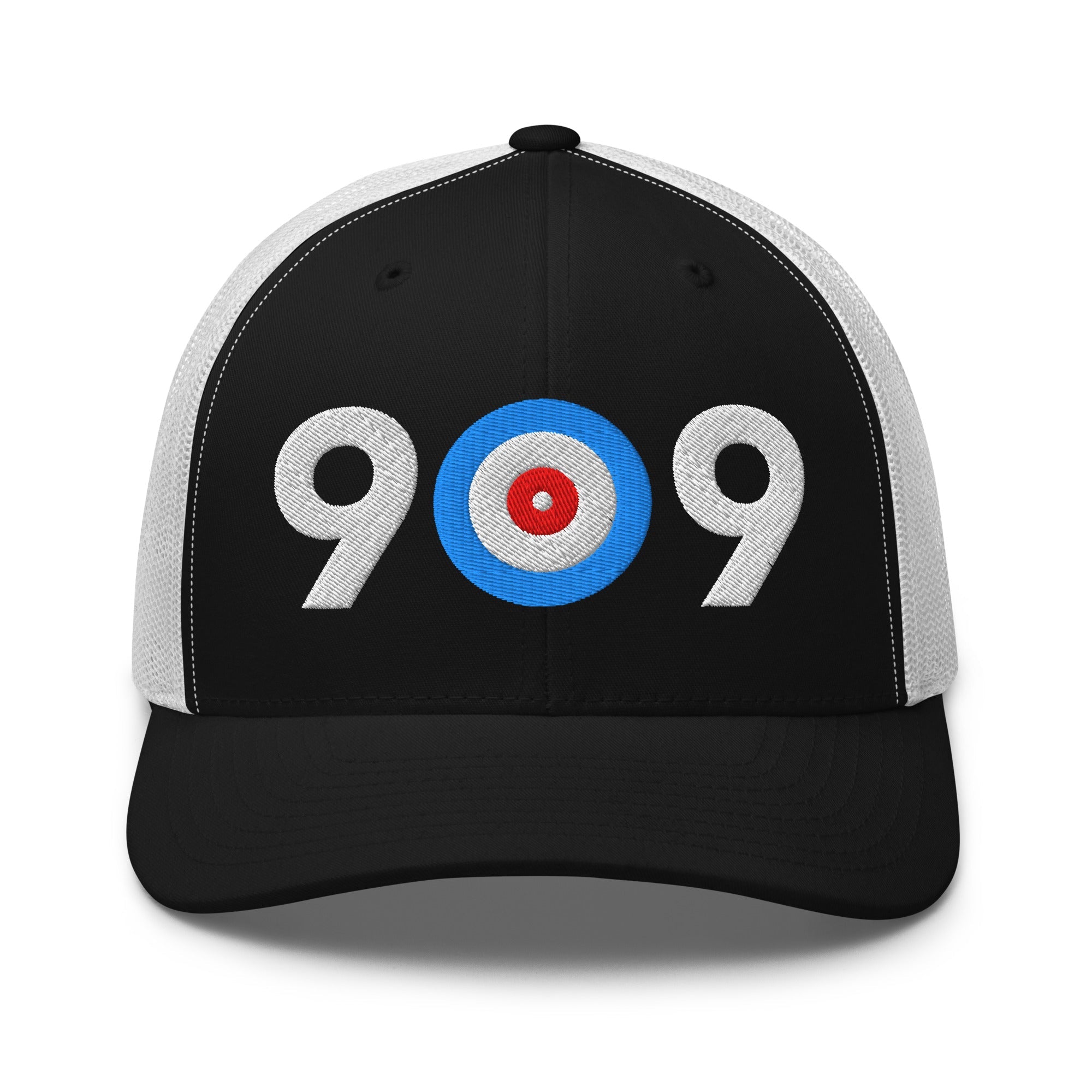 909 Area Code - California Curling Club Trucker Cap - Broomfitters