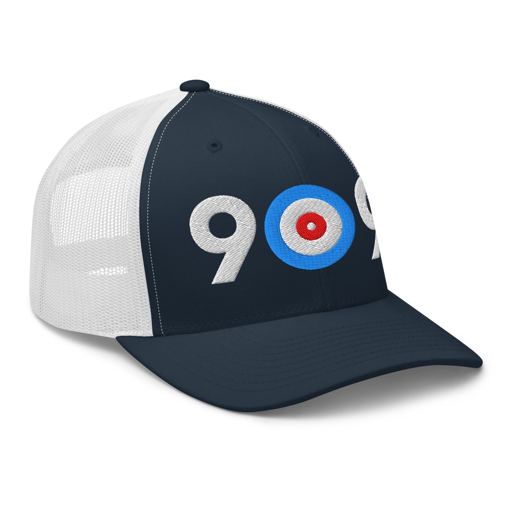 909 Area Code - California Curling Club Trucker Cap - Broomfitters