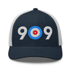 909 Area Code - California Curling Club Trucker Cap - Broomfitters