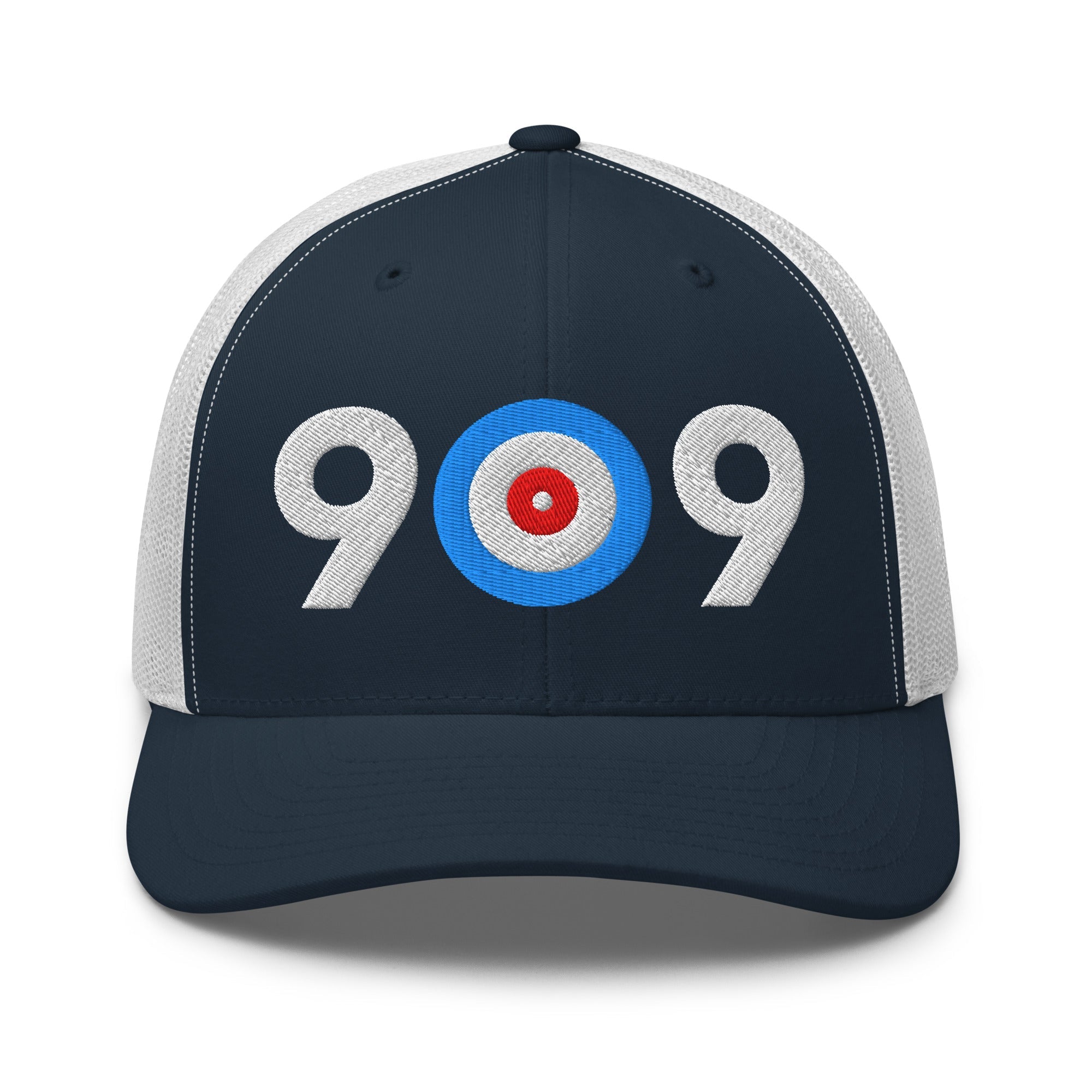 909 Area Code - California Curling Club Trucker Cap - Broomfitters