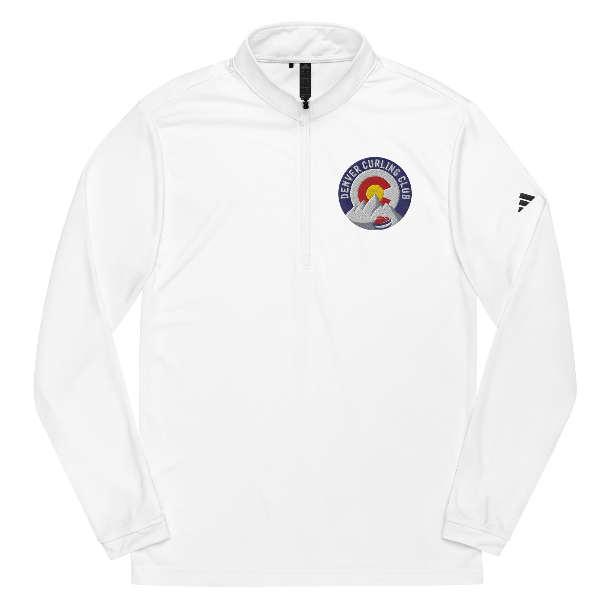 Adidas® Denver Curling Club Quarter zip pullover - Broomfitters