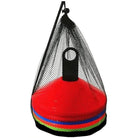Agility Cones. 25 Pack W/ STAND & Mesh Bag - Broomfitters