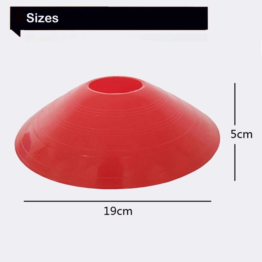 Agility Cones. 25 Pack W/ STAND & Mesh Bag - Broomfitters
