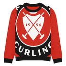 Aksarben Curling Club Knitted crew neck sweater - Broomfitters