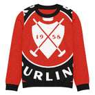 Aksarben Curling Club Knitted crew neck sweater - Broomfitters