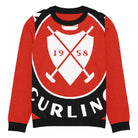Aksarben Curling Club Knitted crew neck sweater - Broomfitters