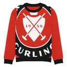 Aksarben Curling Club Knitted crew neck sweater - Broomfitters