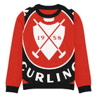 Aksarben Curling Club Knitted crew neck sweater - Broomfitters