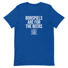 Albany Curling Club Bonspiels are for the Beers Unisex t-shirt - Broomfitters