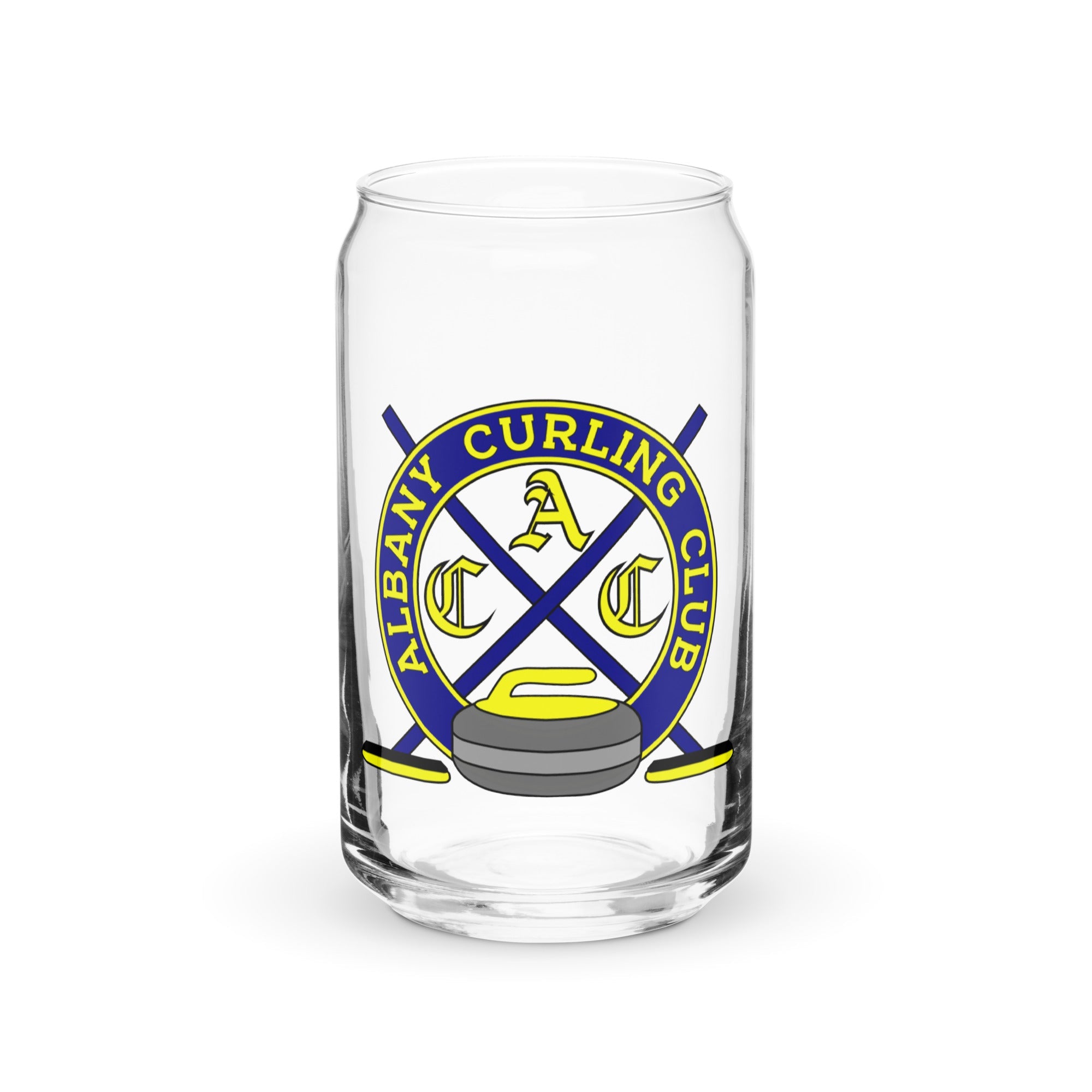 Albany Curling Club Can - shaped glass - Broomfitters