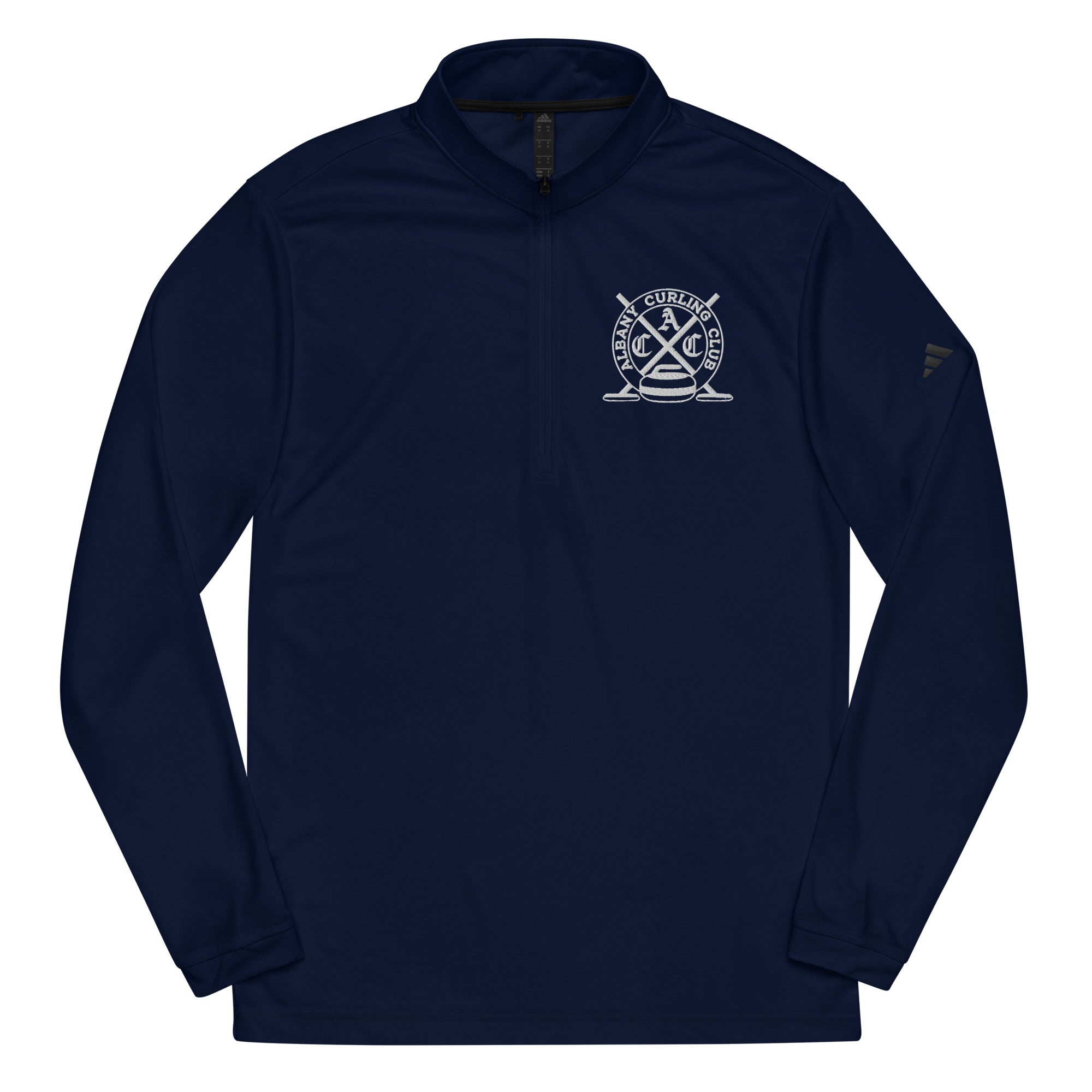 Albany Curling Club Quarter zip pullover - Broomfitters