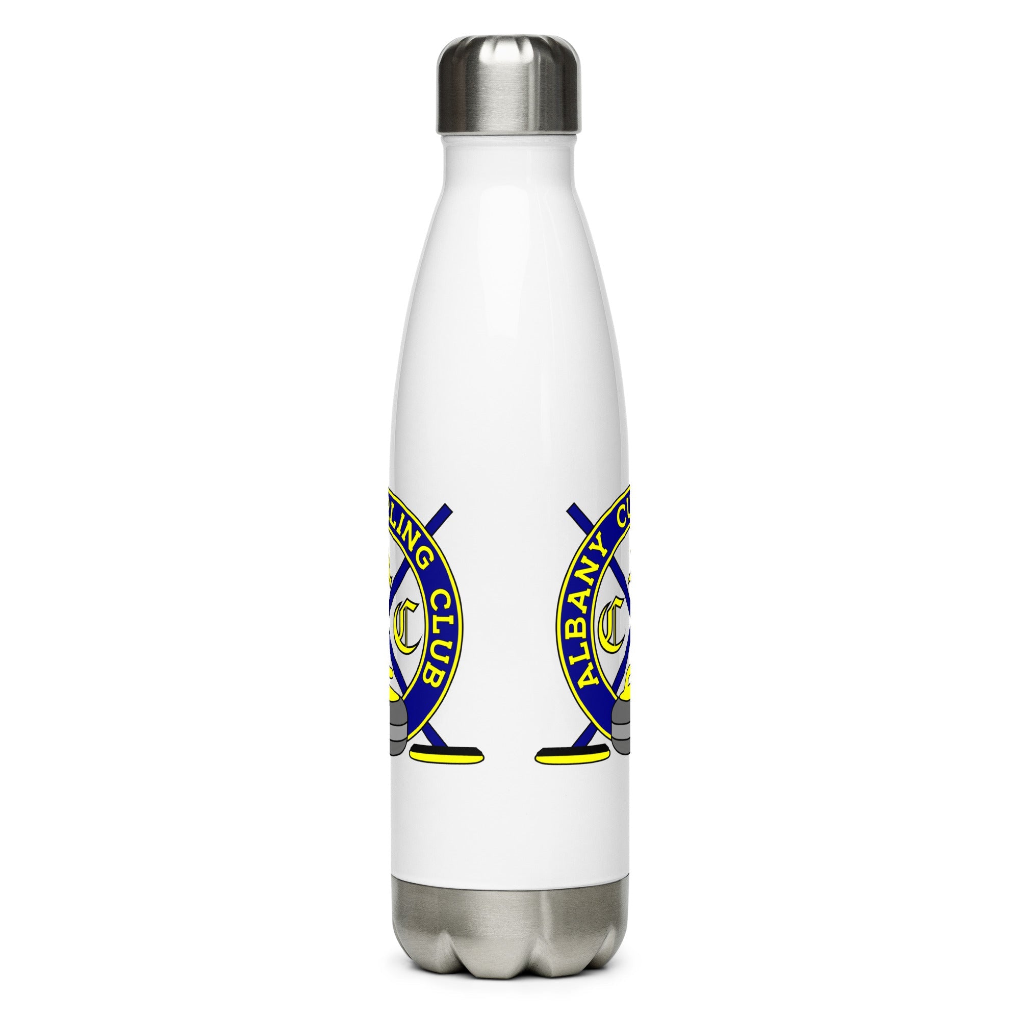 Albany Curling Club Stainless steel water bottle - Broomfitters