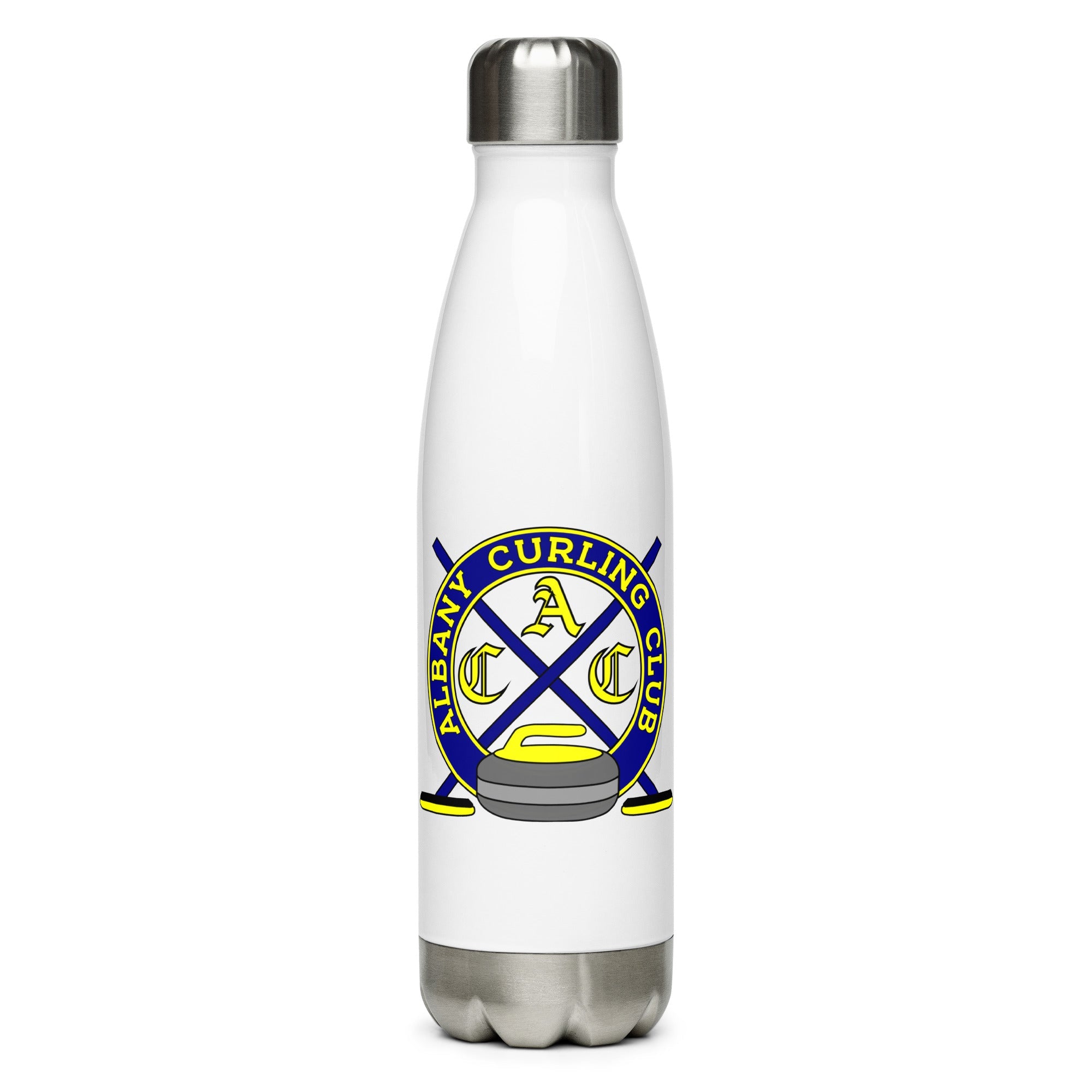 Albany Curling Club Stainless steel water bottle - Broomfitters