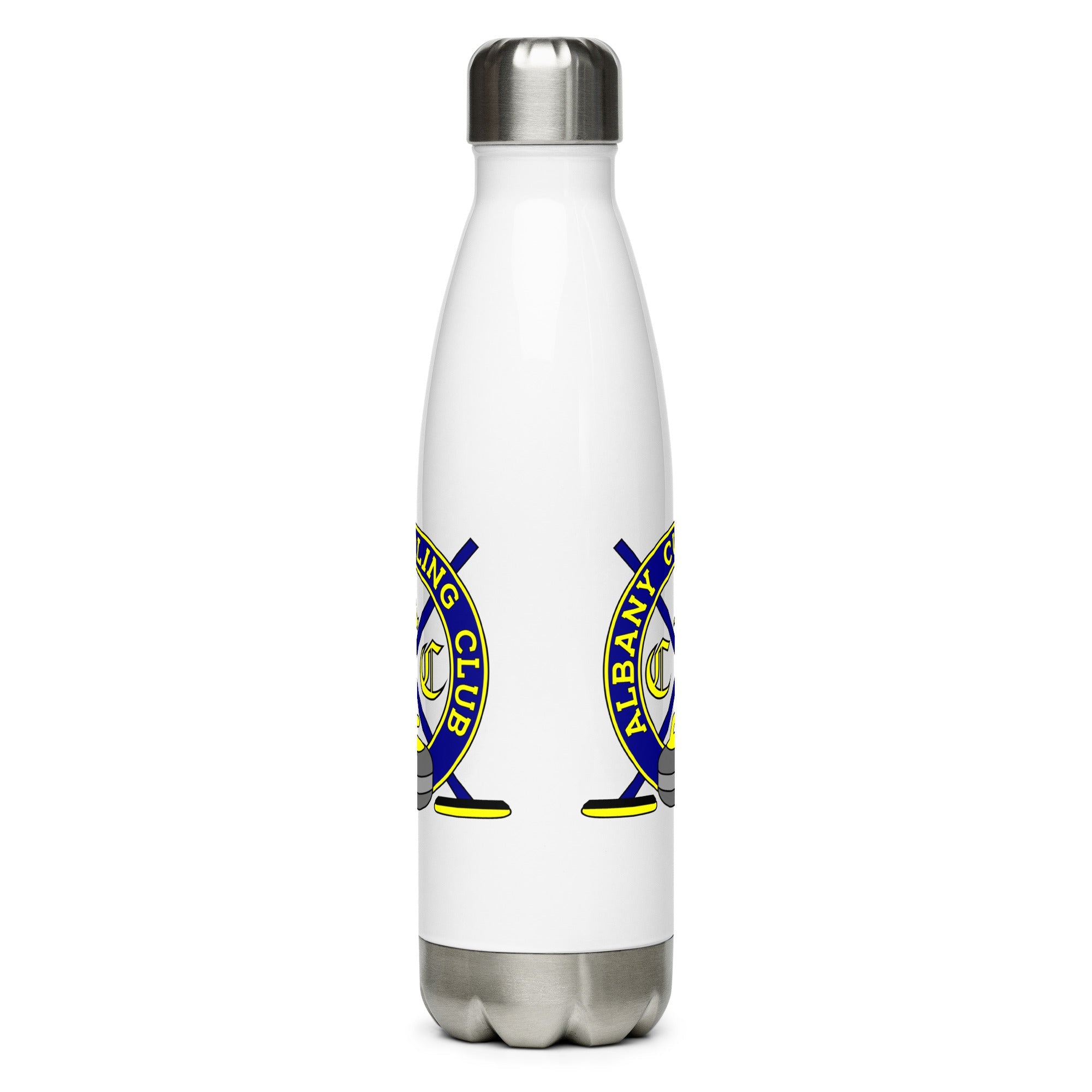 Albany Curling Club Stainless steel water bottle - Broomfitters