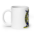 Albany Curling Club White glossy mug - Broomfitters
