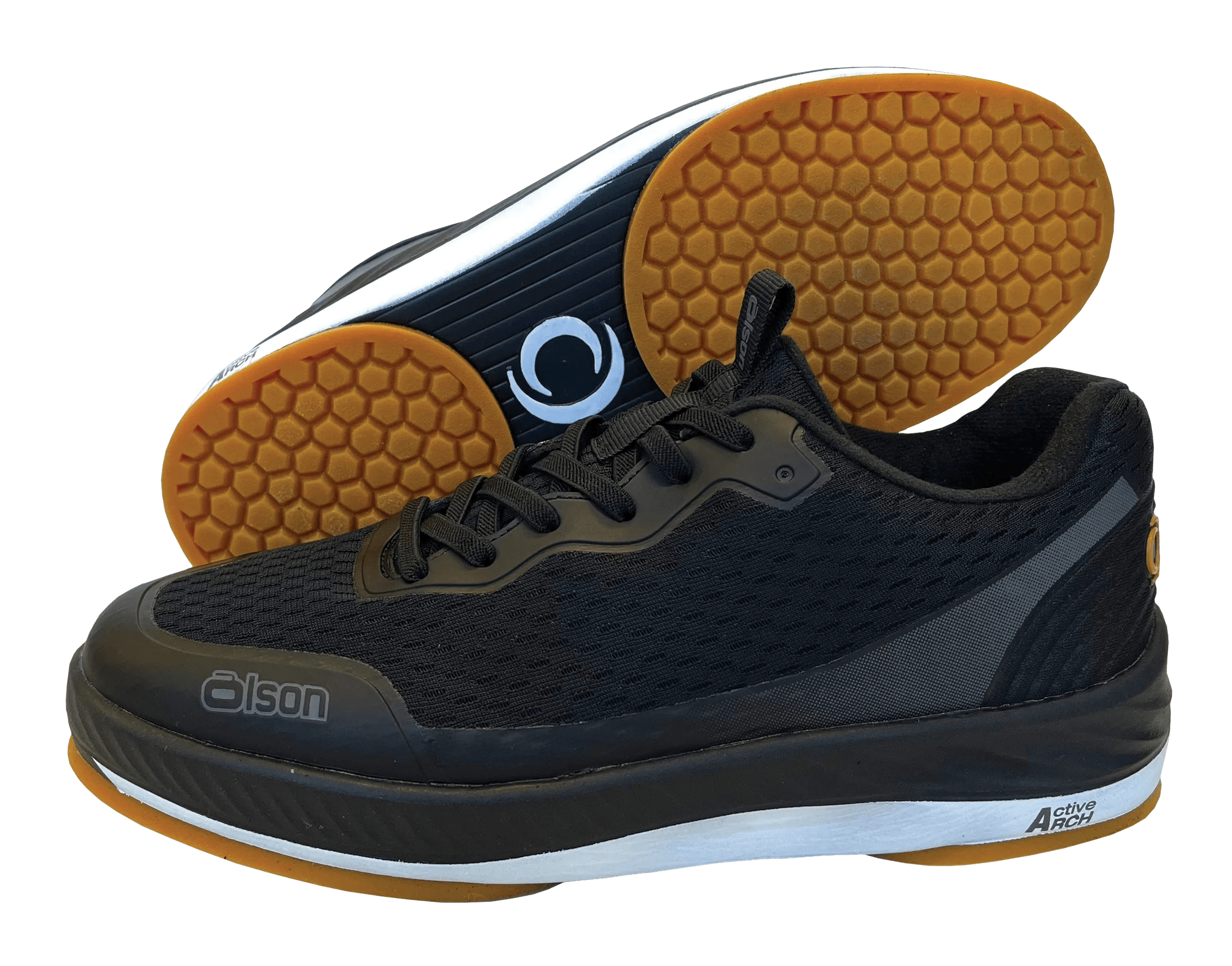 Amperaje Black Men's Shoe 1/8" Perimeter - Broomfitters