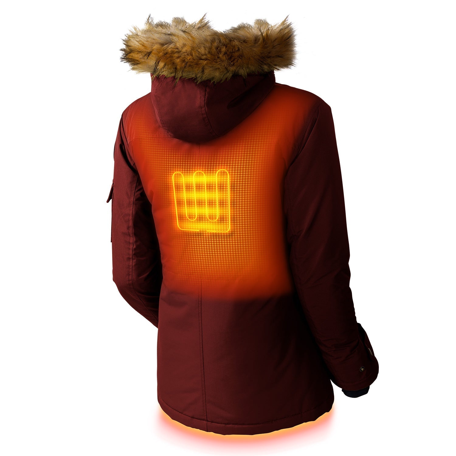 Arcadia Women's Heated Parka - Broomfitters