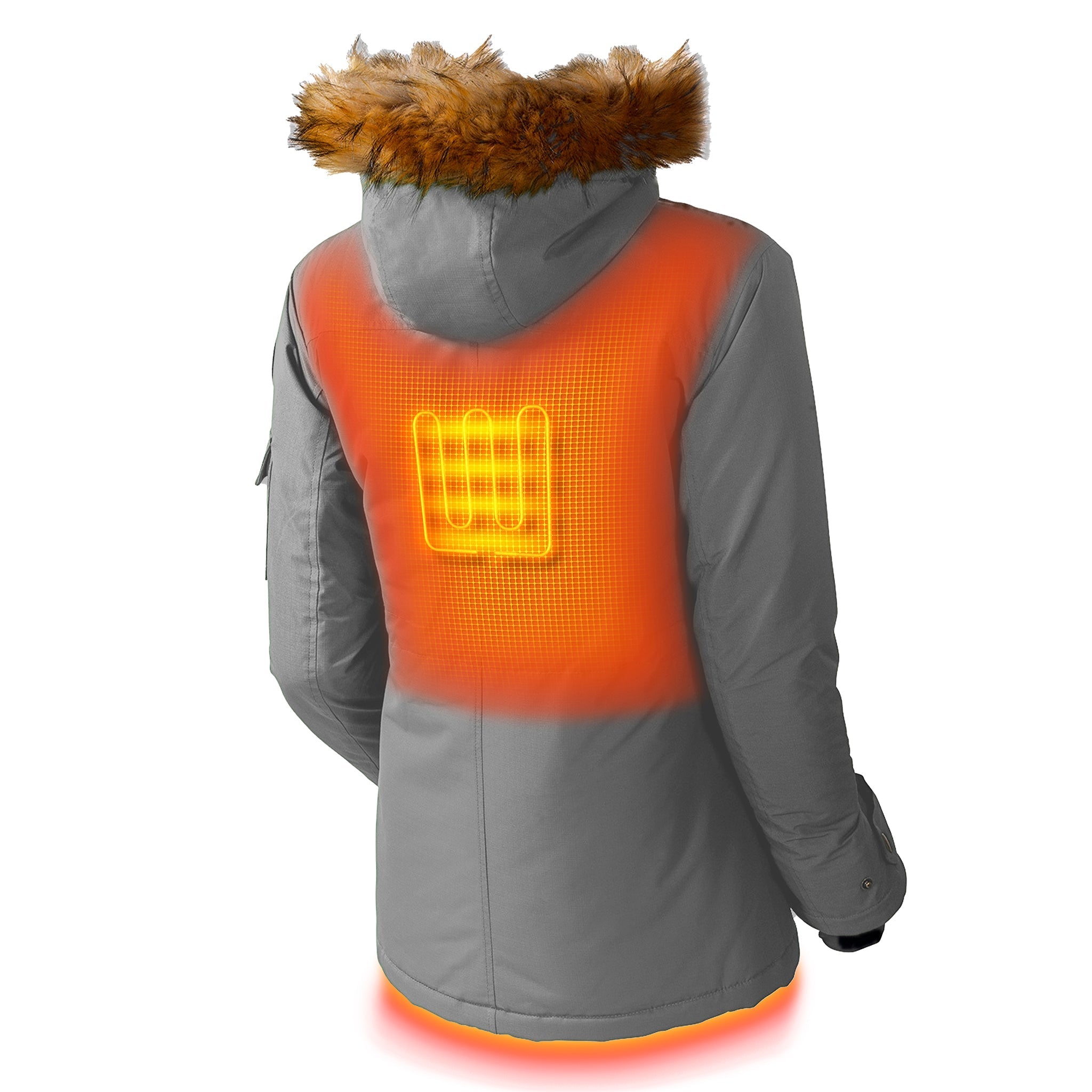 Arcadia Women's Heated Parka - Broomfitters