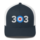 Area Code 303 - Denver, Colorado Curling Club Trucker Cap - Broomfitters