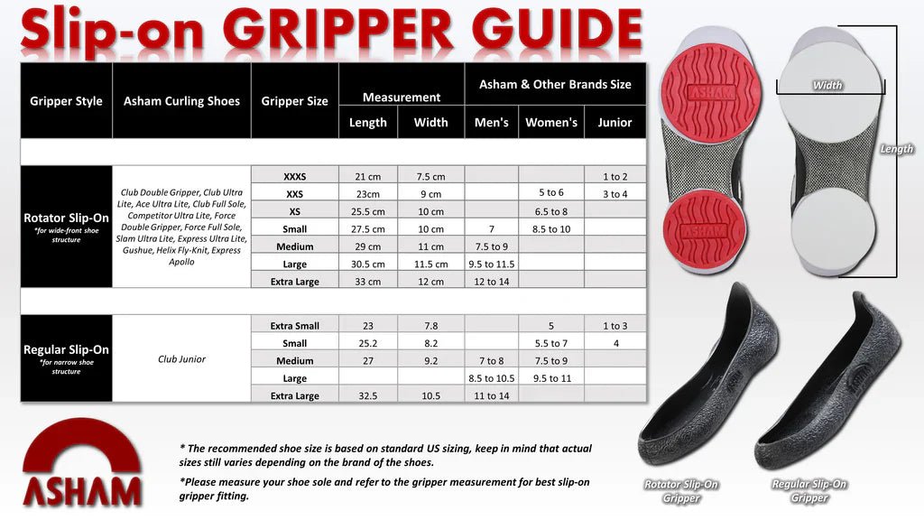 Asham Regular Gripper - Broomfitters