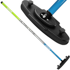 Asham V2 Ultra Lite Tapered Gripped Handle Curling Broom - Broomfitters