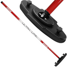 Asham V2 Ultra Lite Tapered Gripped Handle Curling Broom - Broomfitters