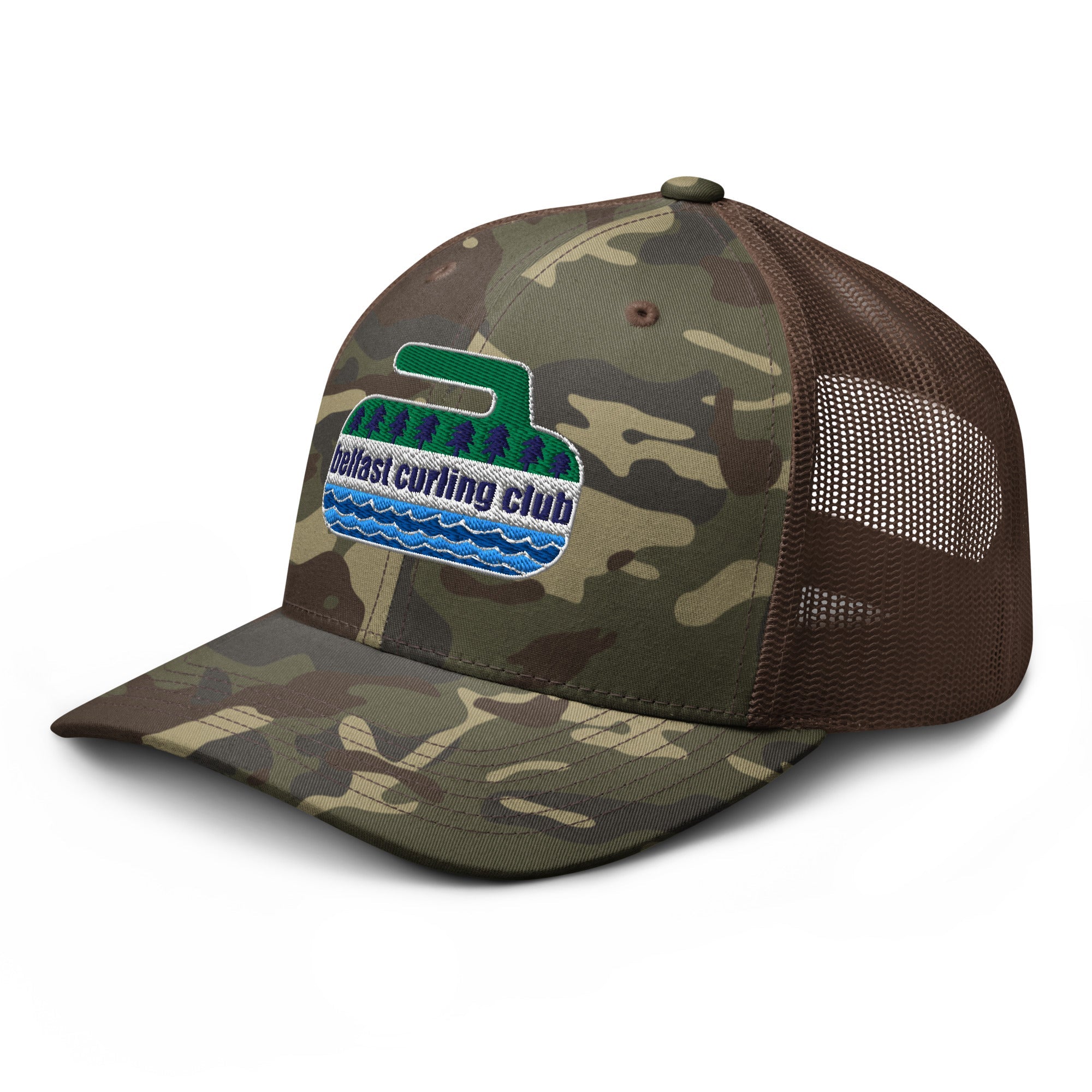 Belfast Curling Camouflage trucker hat - Broomfitters