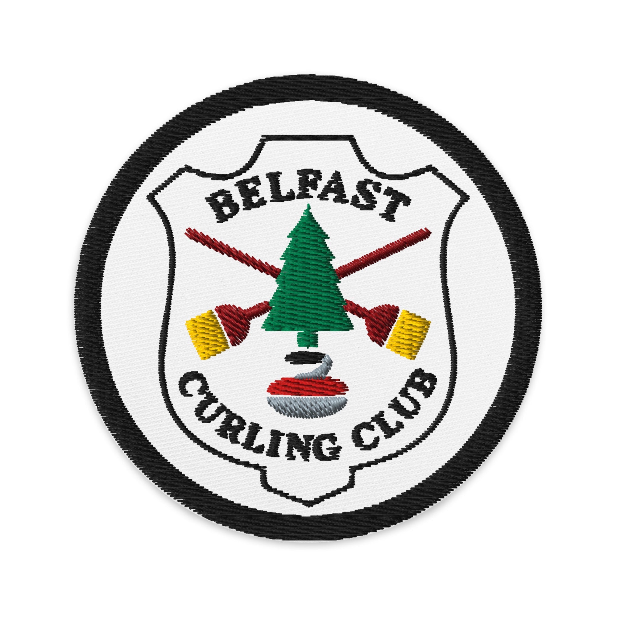 Belfast Curling Embroidered patches - Broomfitters