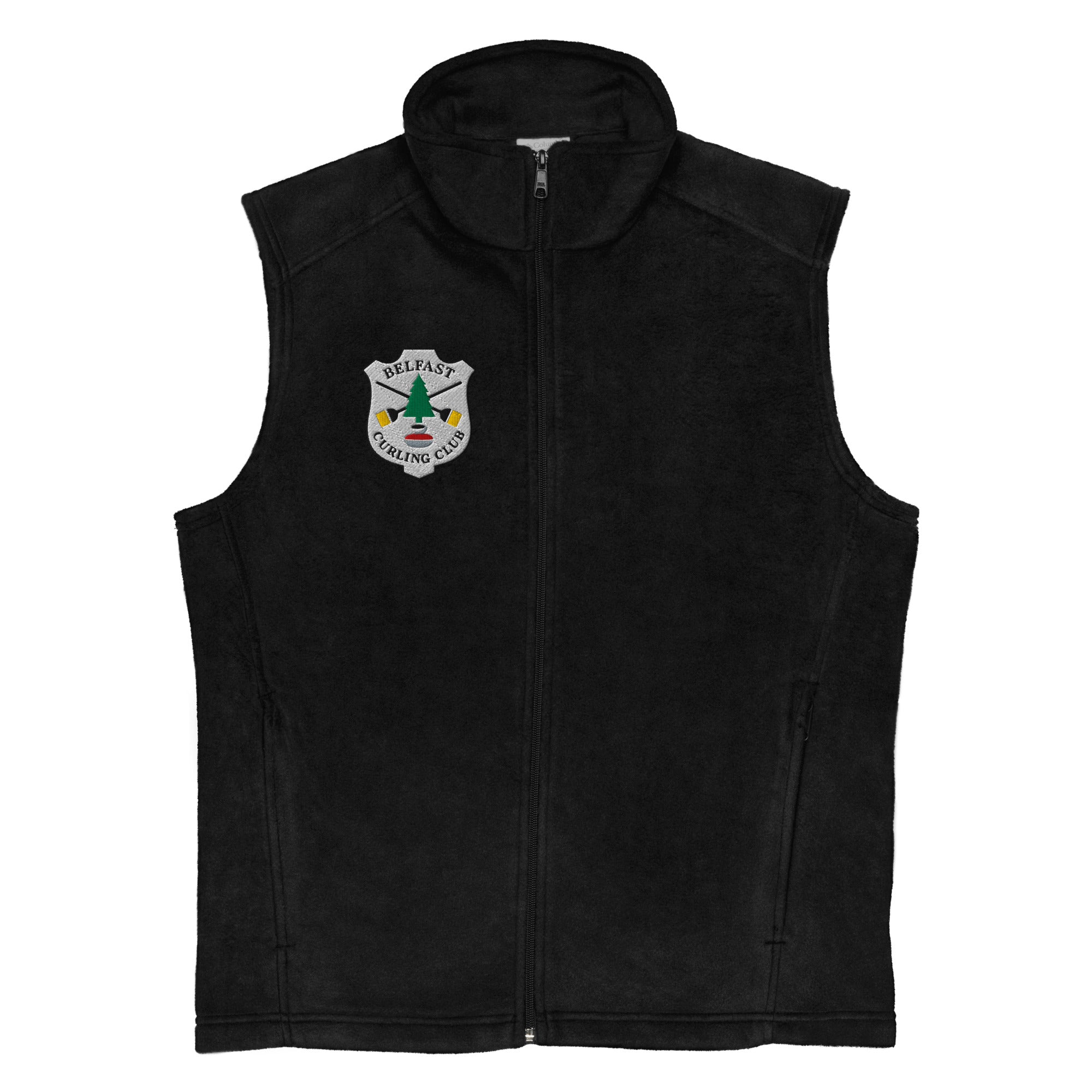 Belfast Curling Men’s Columbia fleece vest - Broomfitters