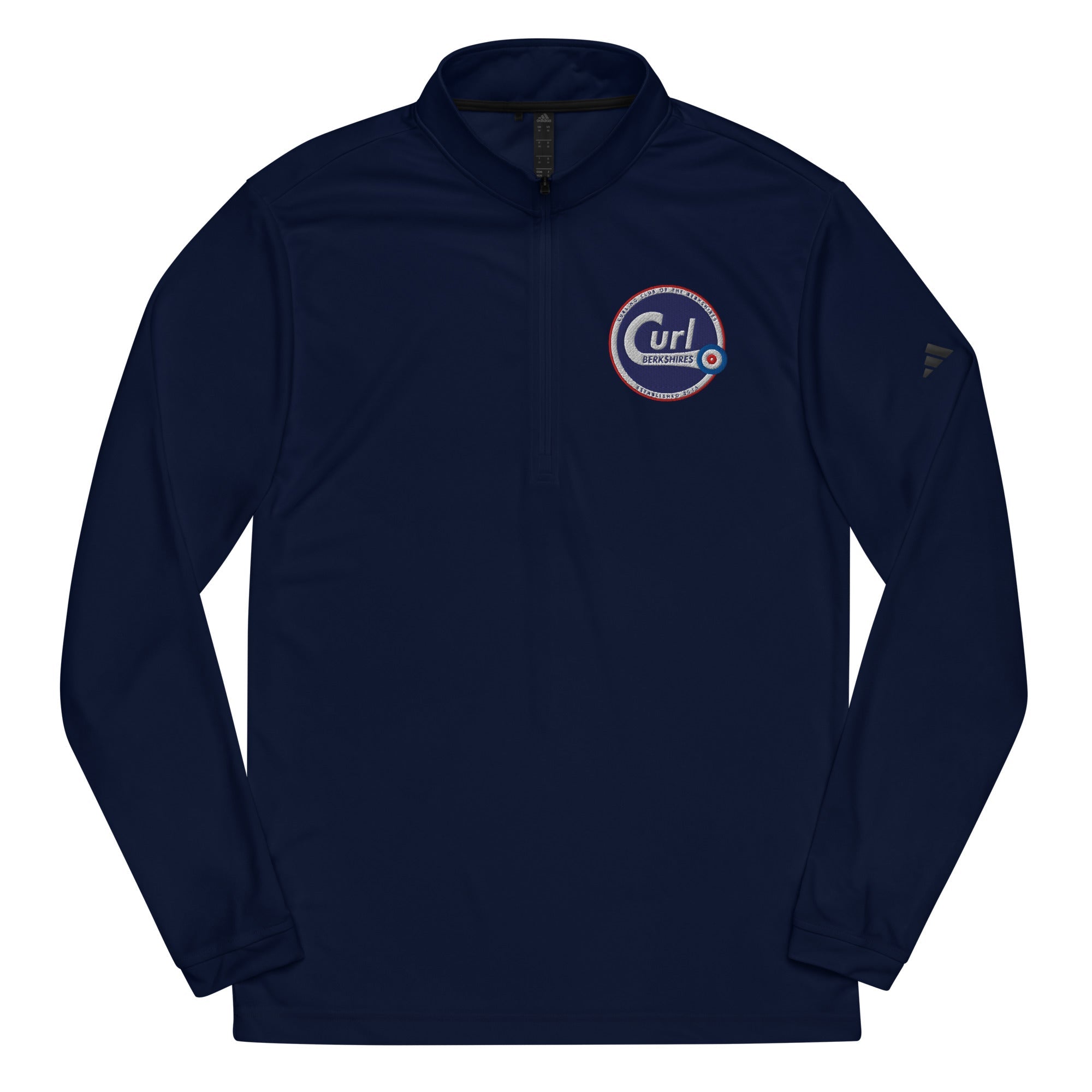Berkshires Curling Club Quarter zip pullover - Broomfitters